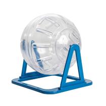 Globo Acrilico Hamster Com Suporte Plastico 12Cm - Jel Plast