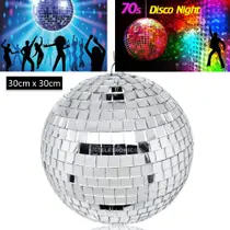 Globo Bola Espelhado Refletor Rotativo 30cm Para Discoteca Festa Balada REFG30 Globo Bola Espelhado Refletor Rotativo 30cm Para Discoteca Festa Balada REFG30