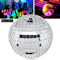 Globo Bola Espelho Vidro Refletor Rotativo 30cm Show Dj REFG30 - LED