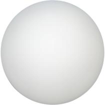 Globo Bolinha Vidro Branco Leitoso Fosco Sem Colar 04,7x10 - CM GLASS - CLEIDE O. M. LOUREIRO - EPP