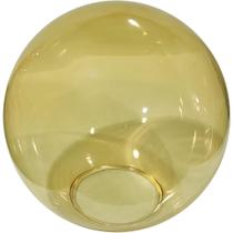 Globo Bolinha Vidro De Primeira Âmbar Liso Sem Colar 05X12