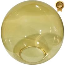 Globo Bolinha Vidro de Primeira Âmbar Liso Sem Colar 05x12