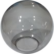 Globo Bolinha Vidro de Primeira Fumê Liso Sem Colar 04,7x10
