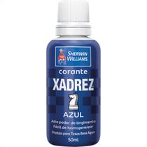 Globo Corante Xadrez Azul 50 Ml - Kit C/12 Pc