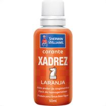 Globo Corante Xadrez Laranja 50 Ml - Kit C/12 Pc