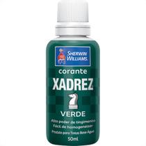 Globo Corante Xadrez Verde 50 Ml - Kit C/12 Pc