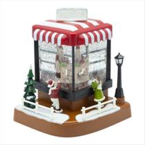 Globo de Água LED Enfeite Vila Natalina Colorido 18CM