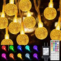 Globo de cristal String Lights OMIKA Color Changing 33 pés e 60 LED