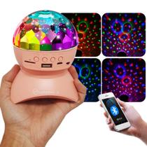 Globo de Luz Bola Mágica RGB C/ Caixinha de Som Bluetooth Super Colorido Iluminação de Festa LEY2145 - Lehmox