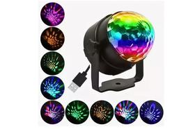 Globo de Luz Giratório USB projetor de luz para festas KAPBOM - KA-L11