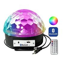 Globo De Luz Led Bola Maluca Rgb Bluetooth Com Usb E Mp3