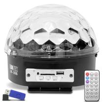 Globo De Luz Mágico Led Bluetooth De Cristal 9 Cores