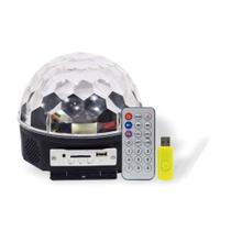 Globo De Luz Para Festa Bola Maluca Magic Ball 6 Cores Usb