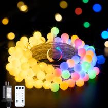 Globo de mudança de cor String Lights JMEXSUSS de 10 m com controle remoto