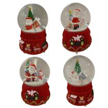 Globo de Neve Merry Chiristmas C/Luz 10cm Sortido - Vencedor