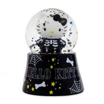 Globo de neve Sanrio Hello Kitty Black Skeleton com iluminação Globo de neve Sanrio Hello Kitty Black Skeleton com iluminação