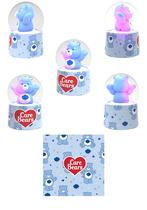 Globo de neve Silver Buffalo Care Bears Light Up Grumpy Bear