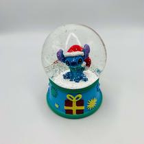 Globo de Neve Stitch Natalino 10 cm