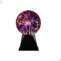 Globo De Plasma Luminária Esfera Bola De Cristal Raios Sensível Ao Toque Decoração Festas