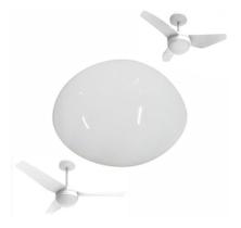 Globo De Vidro Aliseu Jet Nano Branco Leitoso Original