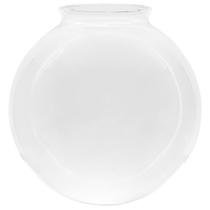 Globo De Vidro Com Colar 15 X 28 P/ Poste de Jardim Globo De Vidro Com Colar 15 X 28 P/ Poste de Jardim