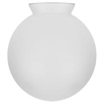 Globo de Vidro Fosco Esférico com Colar 08 x 15