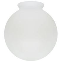 Globo de Vidro Fosco Esférico com Colar 15 x 35