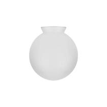 Globo De Vidro P/ Iluminação Fosco 08x15 Com Colarinho