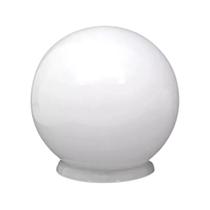 Globo De Vidro Para Iluminação Esfera Leitoso 10x20 Branco - Cafglass