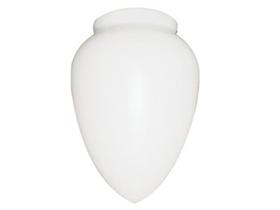 Globo de vidro Pera leitosa kit c/04 pçs com Plafon - Cafglass