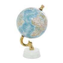 Globo decorativo Deco 79 em metal de alumínio azul educacional Globo decorativo Deco 79 em metal de alumínio azul educacional