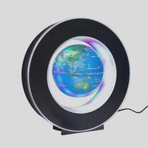 Globo Flutuante Magnético De Com Luz Led Planeta Terra -Q-2202