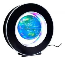 Globo Flutuante Magnético De Led Planeta Terra De Mesa Luxo