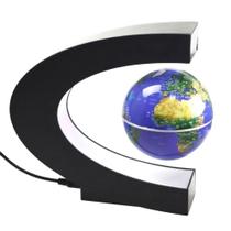 Globo flutuante: mapa mundial de levitação anti-gravidade com luz LED