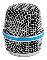 Globo Grelha Metálica Com Espuma Para Microfones Rosca 31mm Cor Prateado Globo Grelha Metálica Com Espuma Para Microfones Rosca 31mm Cor Prateado