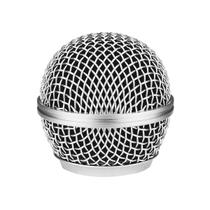 Globo Grelha Metálica Gm58 Com Espuma Interna Para Microfone Globo Grelha Metálica Gm58 Com Espuma Interna Para Microfone