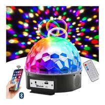 Globo LED RGB Bluetooth USB MP3 Bola Maluca p/ Festas