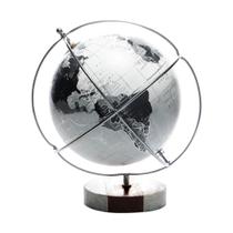 Globo Lindo Preto E Branco Terra Redonda Países Escritos