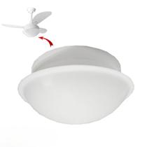 Globo Lustre P/ Ventilador De Teto Primor / Perola Loren Sid