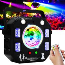 Globo Magic LED RGBW E UV Moving Strobo Laser DMX 4 Efeito Em 1 Alto Brilho - WS3311