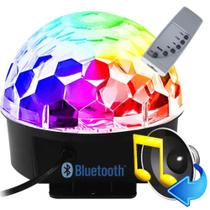 Globo Magico Bola Maluca Jogo De Luzes RGB e Bluetooth e Controle Som TB1546 LH009 - Lucky