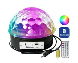 Globo Mágico Meia Bola Led Cristal Lk-308 Music