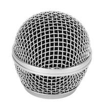 Globo Metalico Cromado Alta Qualidade Para Microfone SM-58 - MXT