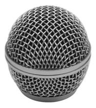 Globo Metálico Para Microfone Shure Sm58, Beta 58 E Sv100