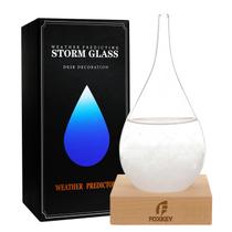 Globo Meteorológico Storm Glass FOXKEY 13,6 cm em Formato de Gota