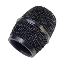 Globo Microfone Rosca Metal 31.5mm Altura 58.5 Preto E8 Hook