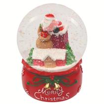 Globo Natalino Decorativo Neve 16x10 CM Festivo Magizi
