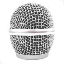 Globo para microfone sem fio prata mxt Globo para microfone sem fio prata mxt