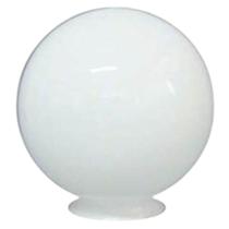 Globo para Poste Iluminação Jardim 15x30cm Leitoso Decorativo Pvc Global Dital