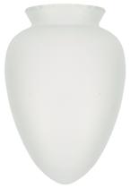 Globo Pera Vidro Fosco boca 10 para plafon de Teto